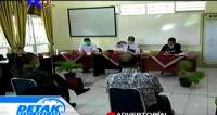 SEKDAKAB KAMPAR SOSIALISASIKAN COVID 19 DAN CEK SUHU TUBUH DI PERBATASAN